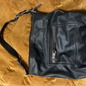 Black Leather Dana Buchman Large Bag